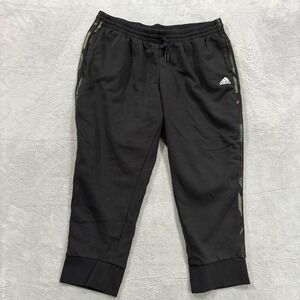 Adidas Track‎ Pants Womens 3X Camouflage Stripes Training Black Camo Athletic